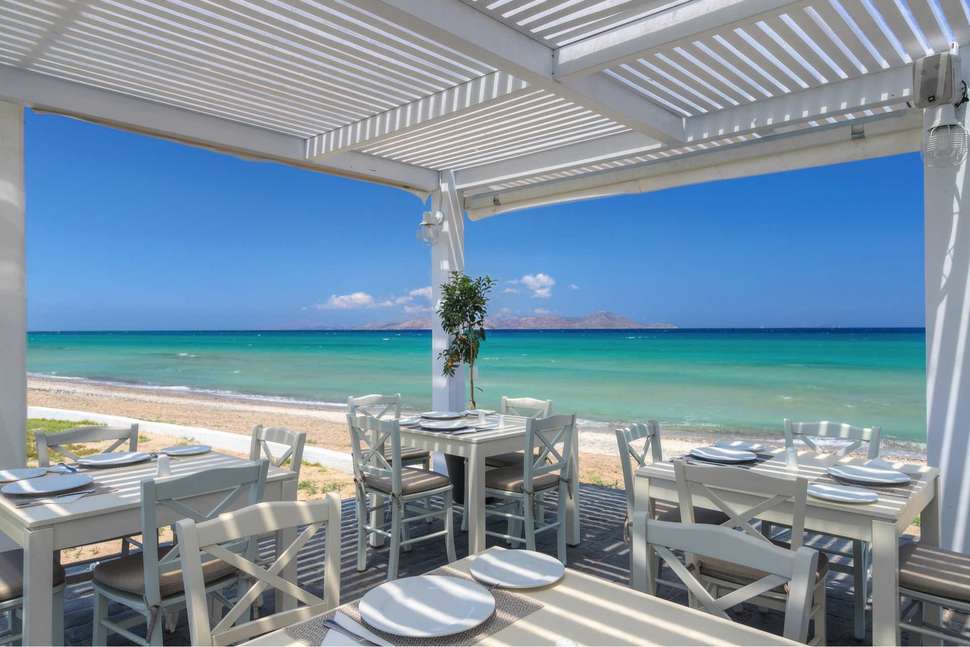 Ein Foto von den Einrichtungen im Aeolos Beach Hotel