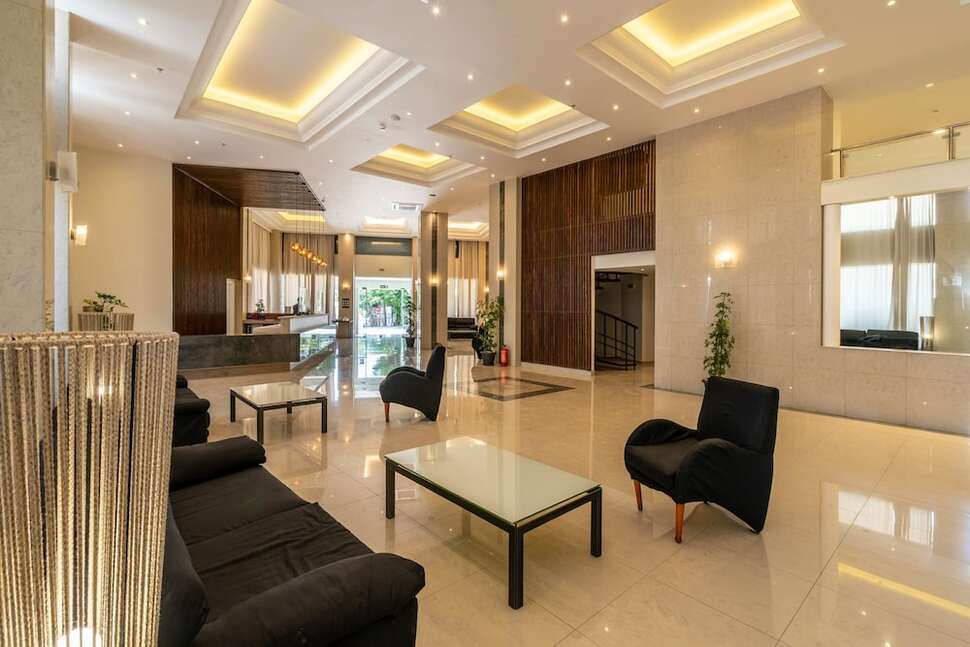 Een foto van het interieur van Castellum Suites