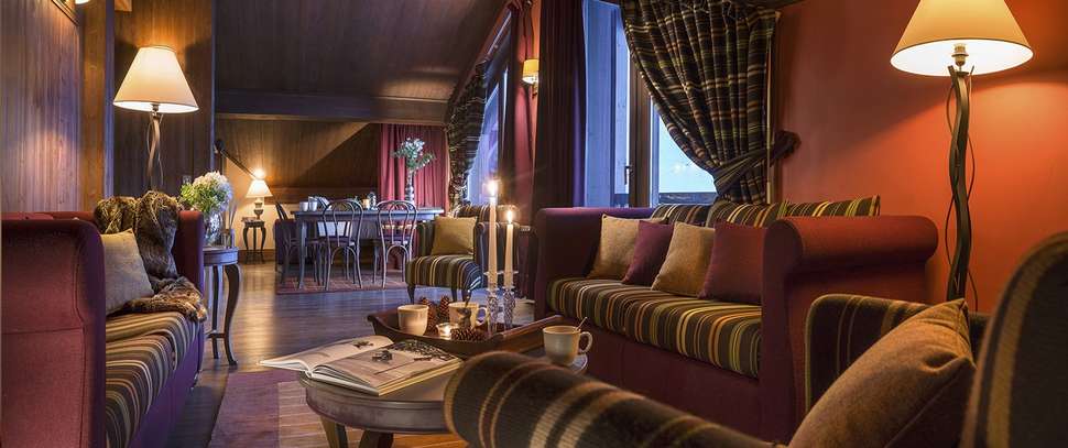 Een foto van het interieur van Le Hameau Du Kashmir