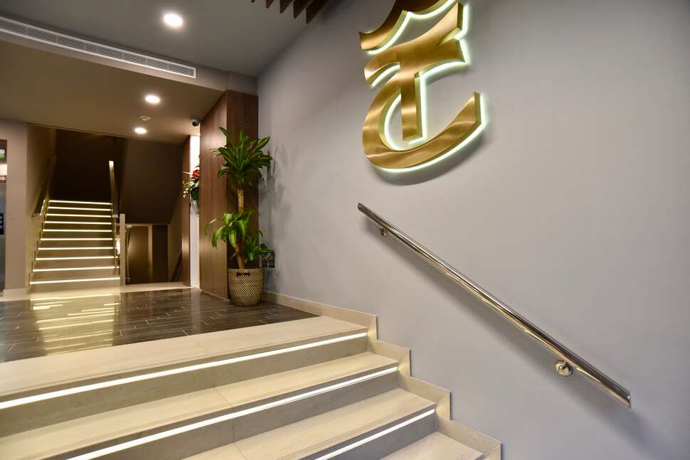 Een foto van het interieur van Hotel Dona Luisa