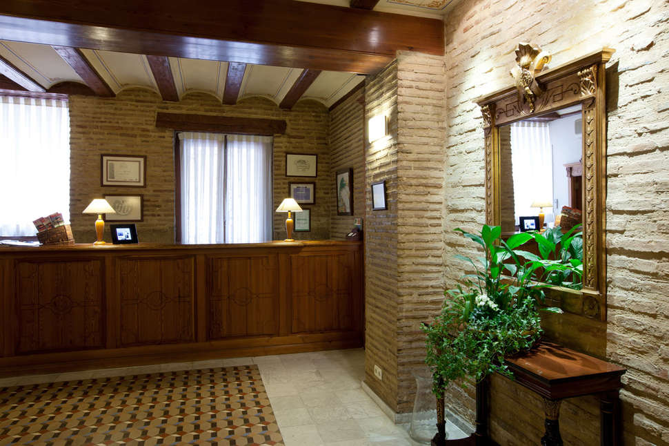 Een foto van het interieur van Hotel Ad Hoc Monumental