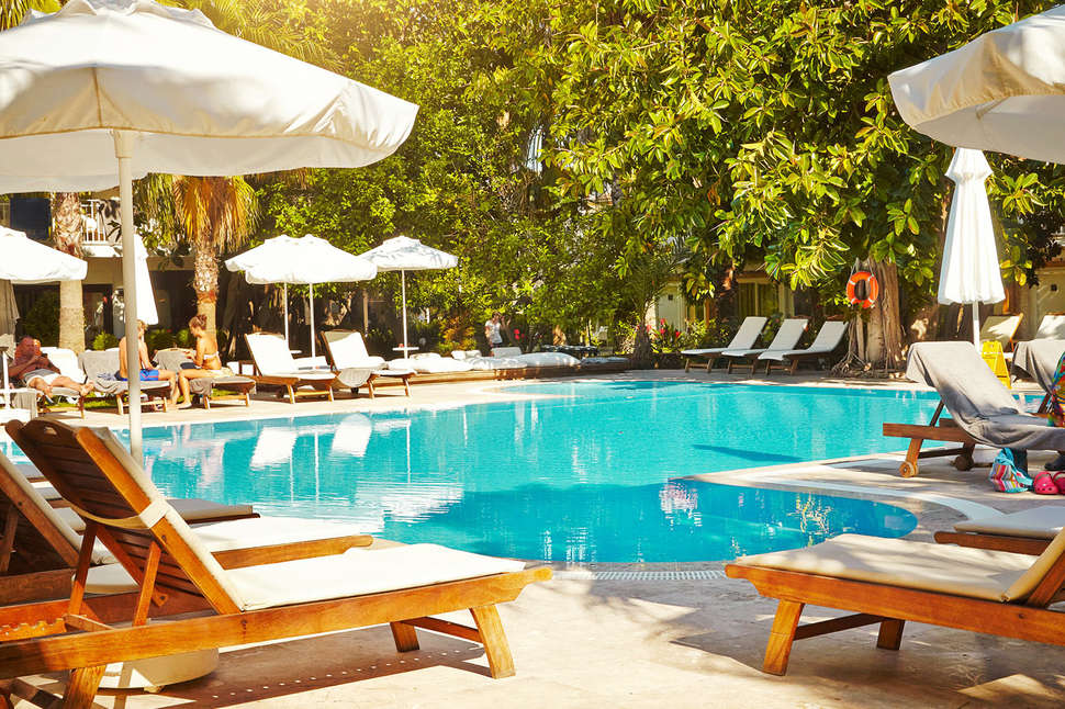 Een foto van het zwembad bij Sunprime Dogan Side Beach