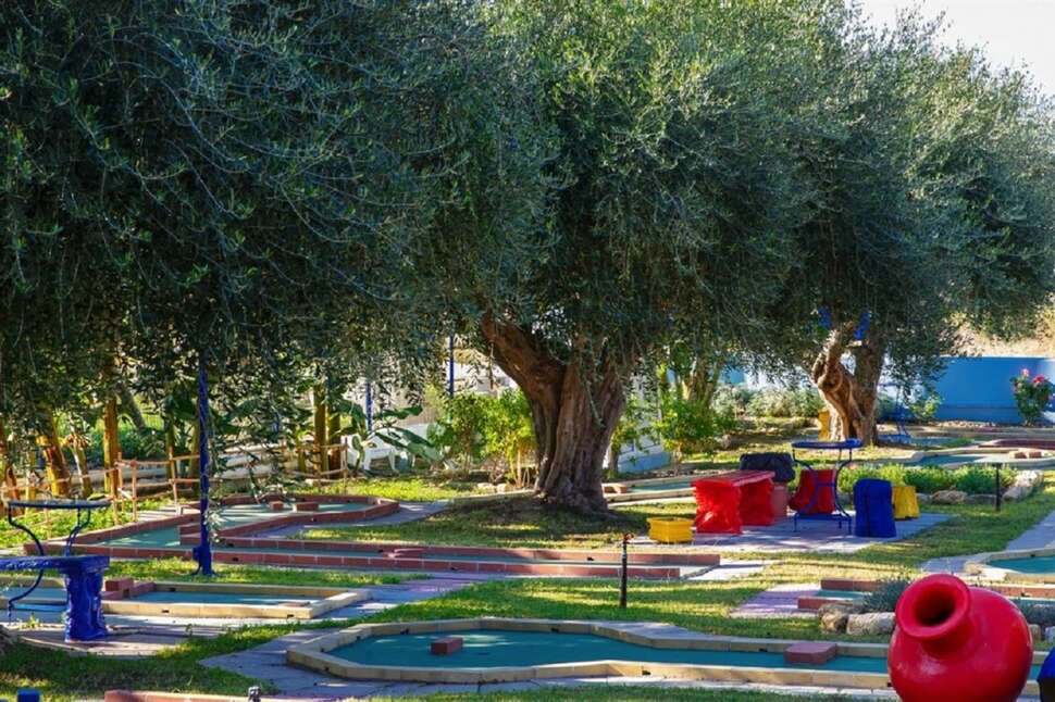 Ein Foto von den Einrichtungen im Filoxenia Hotel Tholos