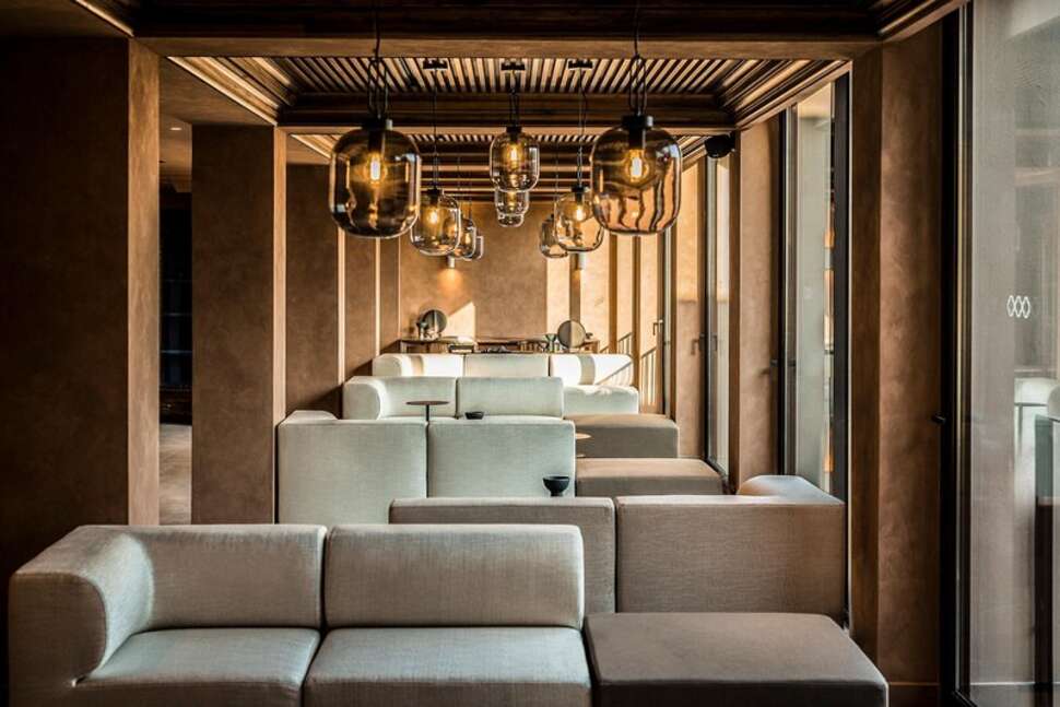 Een foto van het interieur van Domes of Corfu