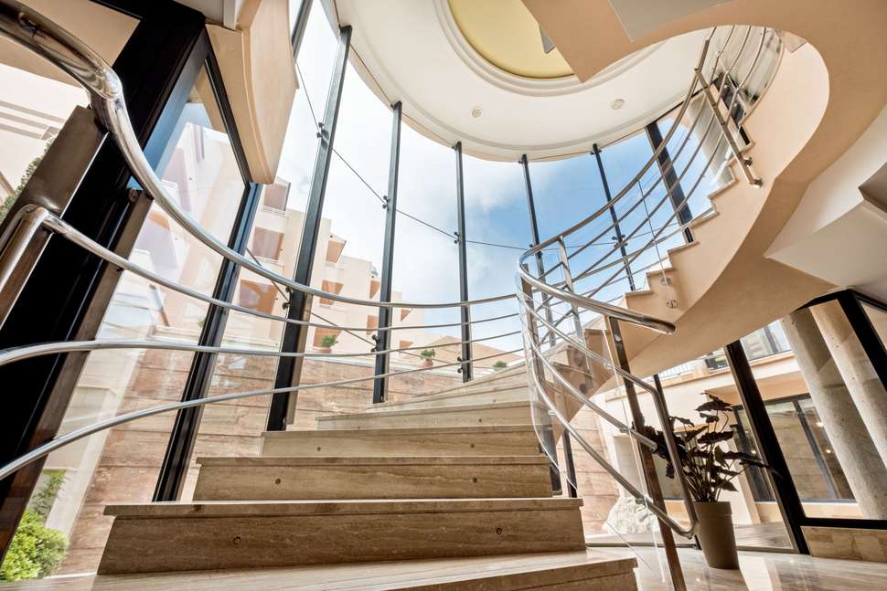 Een foto van het interieur van Rosamar Ibiza hotel