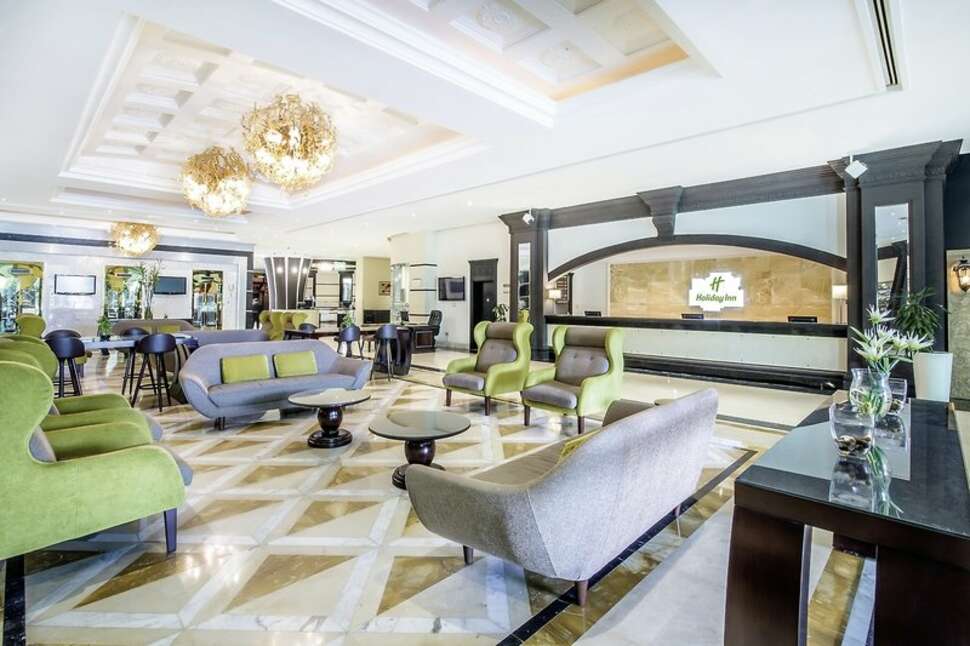 Een foto van het interieur van Holiday Inn Bur Dubai Embassy District