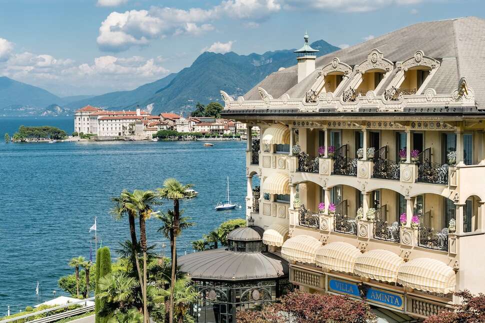 Een foto van de buitenkant van Villa & Palazzo Aminta