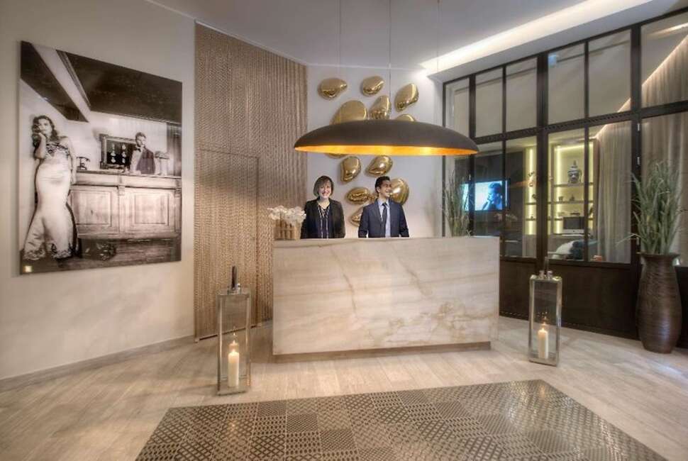 Een foto van het interieur van Best Western Plus Nice Cosy Hotel