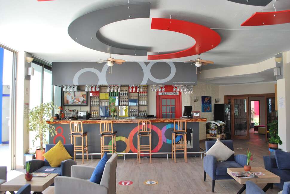 Ein Foto von den Einrichtungen im Serpina Hotel