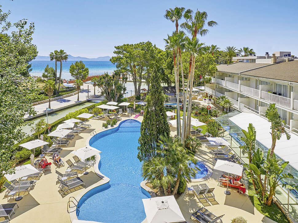 Een foto van een overzicht van Allsun Hotel Orquidea Playa