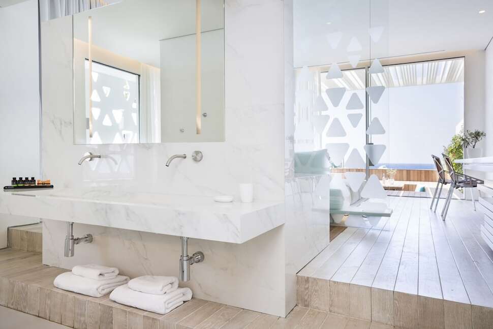 Ein Foto Mykonos Dove Beach Hotel