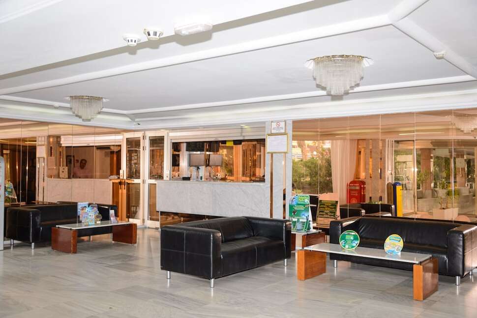 Een foto van het interieur van Appartementen Las Arenas