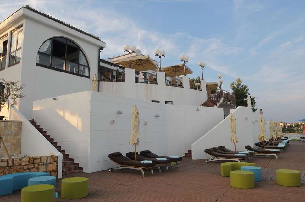 Een foto van de buitenkant van Park Plaza Histria