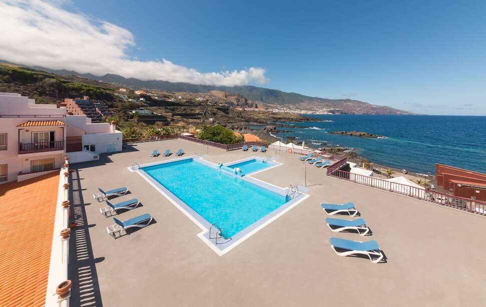Ein Foto vom Pool im Apartments Centro Cancajos