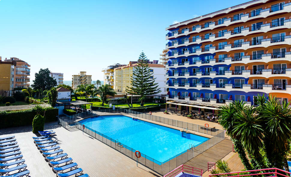 Een foto van het zwembad bij Hotel Monarque Fuengirola Park