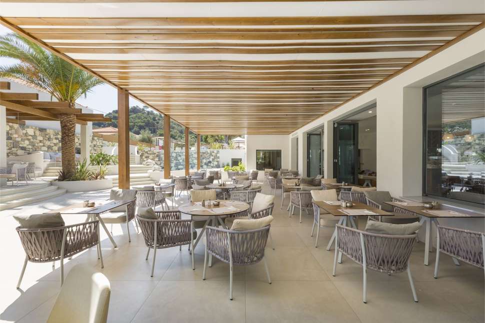 Een foto van de faciliteiten bij Samian Mare Hotel Suites & Spa