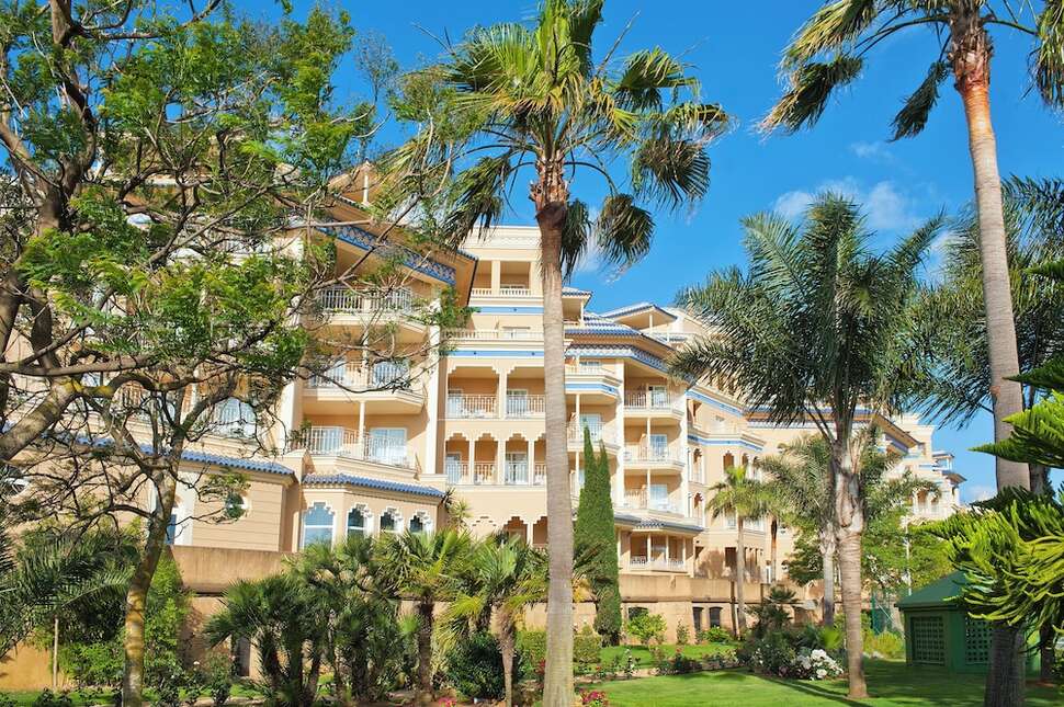 Ein Foto von der Außenansicht des Melia Atlantico Isla Canela