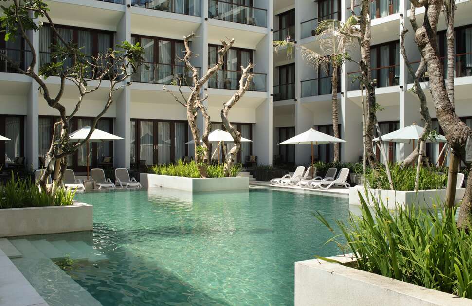 Een foto van het zwembad bij The Anvaya Beach Resort Bali