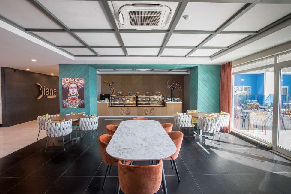 Een foto van de faciliteiten bij Maxeria Blue Didyma