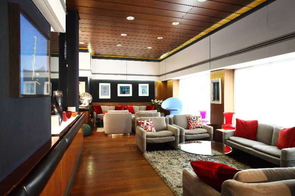 Een foto van het interieur van Hotel Mediolanum