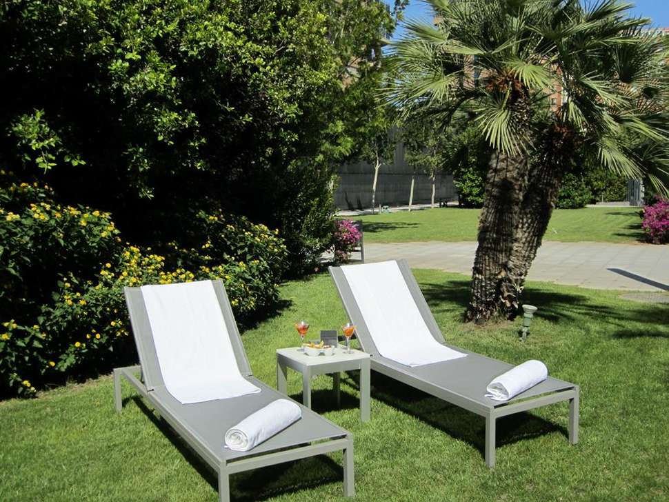 Een foto van het terras bij Primus Valencia