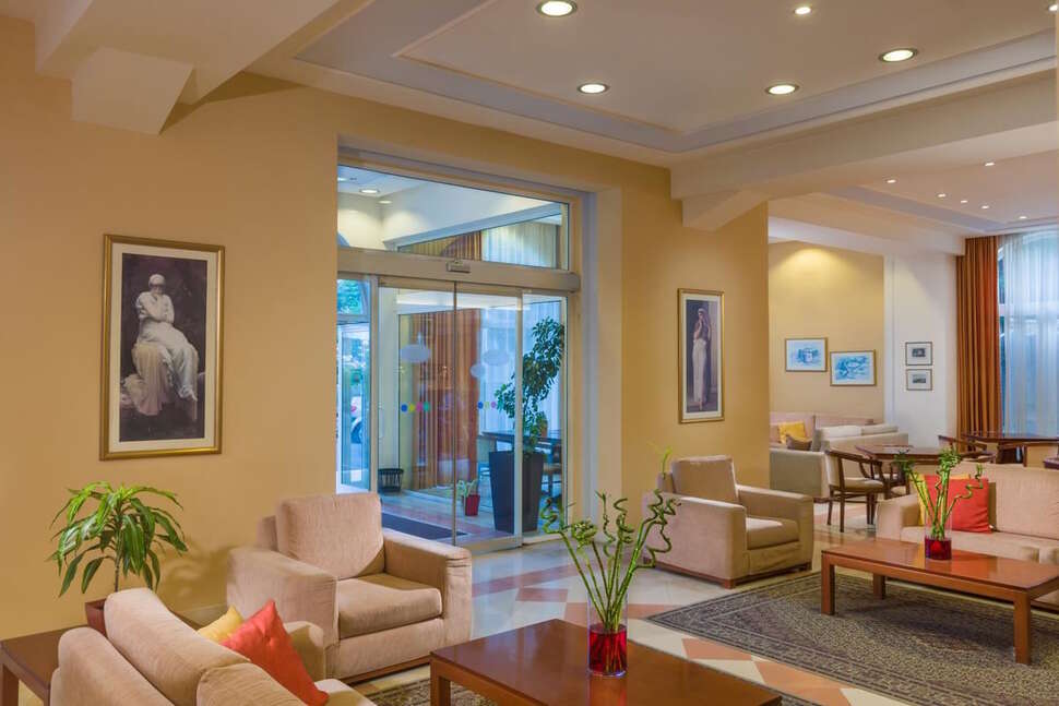Een foto van het interieur van Corfu Hellinis Hotel