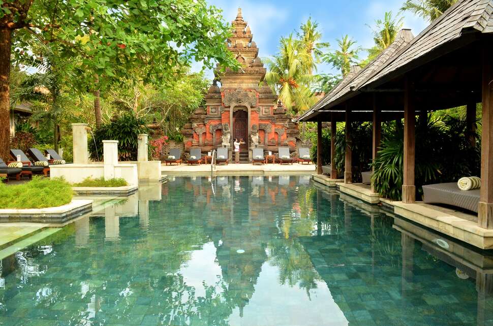 Een foto van een overzicht van Bali Garden Beach Resort