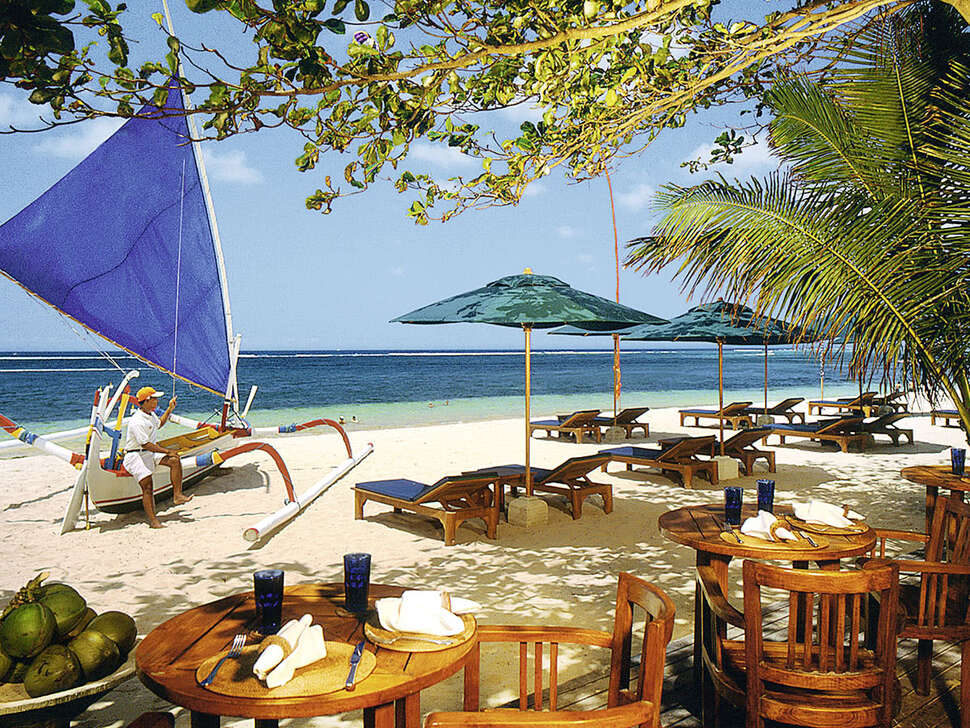 Een foto van het strand bij Novotel Bali Benoa