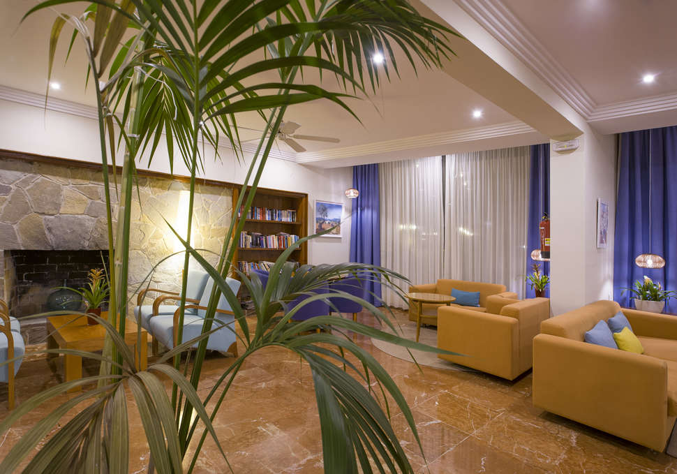 Een foto van het interieur van Hotel Osiris Ibiza