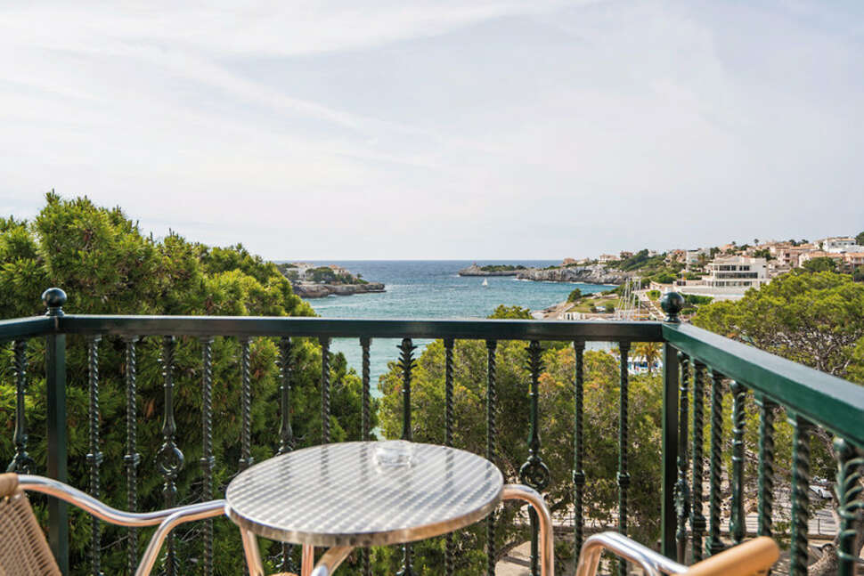 Ein Foto von der Terrasse im THB Felip