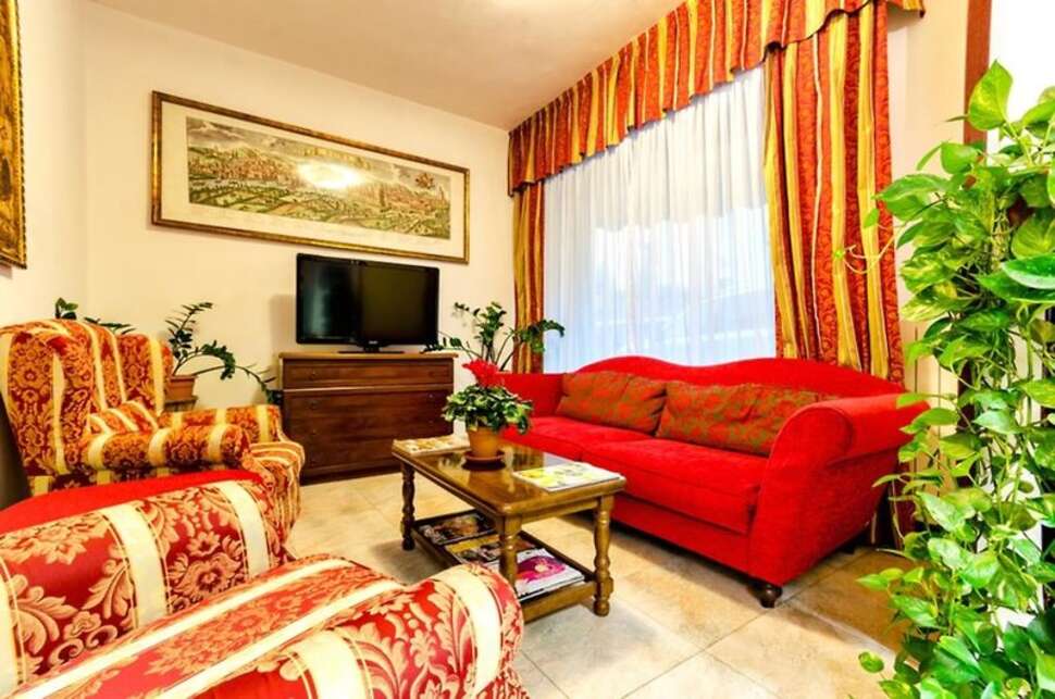 Een foto van het interieur van Hotel Antico Acquedotto