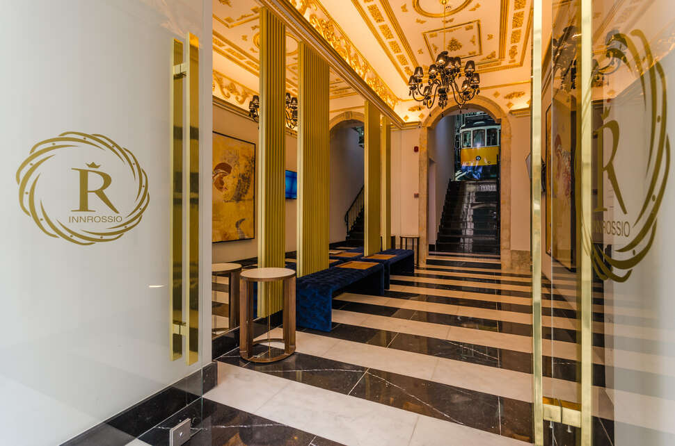Een foto van het interieur van Hotel Inn Rossio