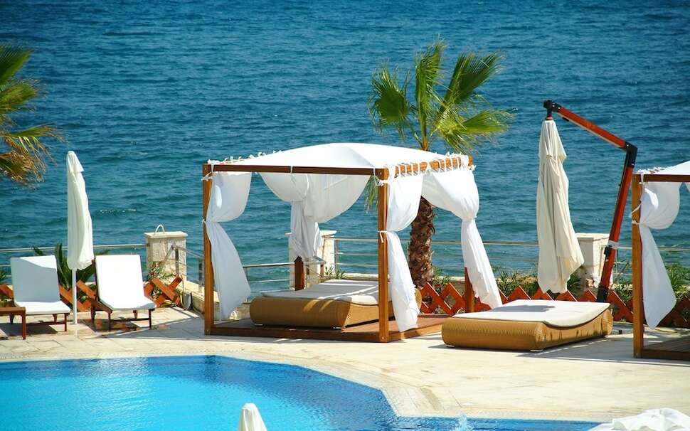 Ein Foto vom Pool im Ionian Emerald Resort