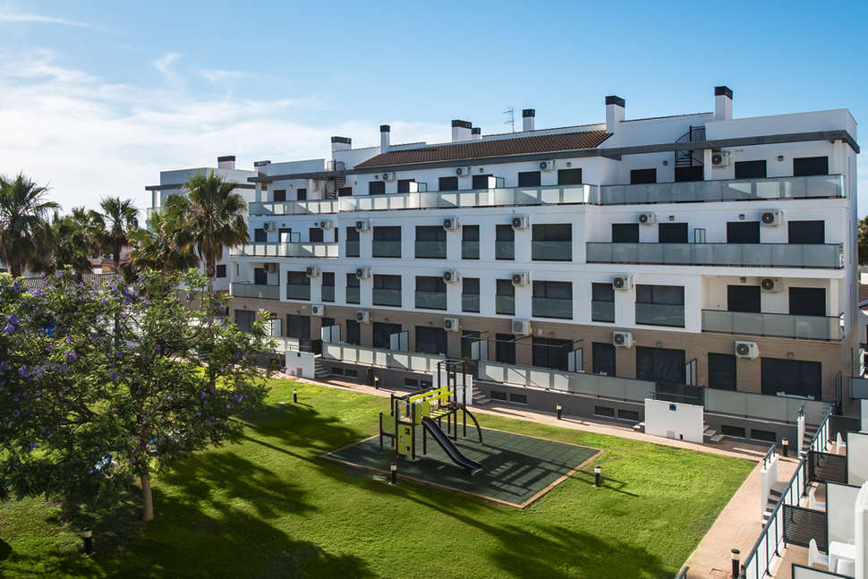 Een foto van de buitenkant van Las Dunas Appartementen