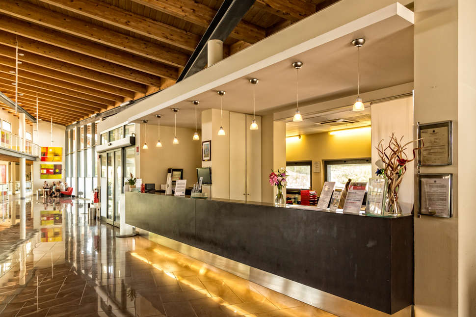 Een foto van het interieur van Parc Hotel
