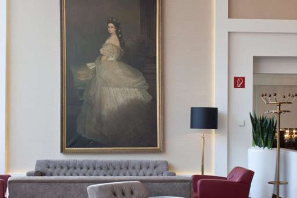 Een foto van het interieur van Austria Trend Parkhotel Schonbrunn