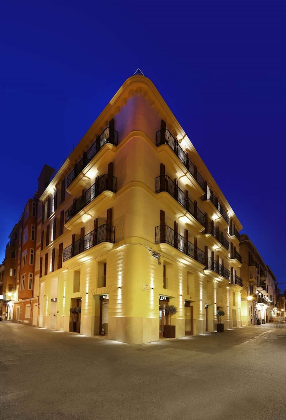 Ein Foto von der Außenansicht des Bo Hotel