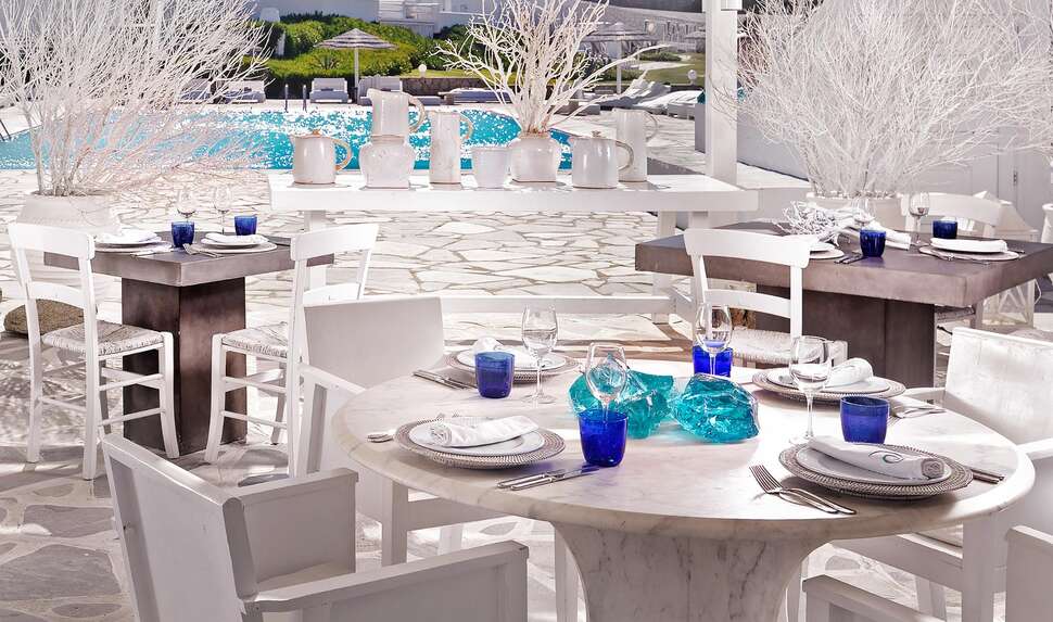 Een foto van de faciliteiten bij Mykonos Bay Hotel