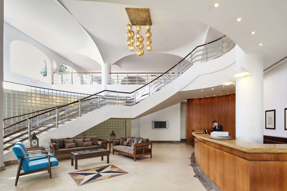 Een foto van het interieur van NH Lagos Algarve Resort