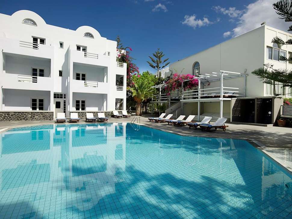Ein Foto von einer Übersicht des Afroditi Venus Beach Hotel & Spa