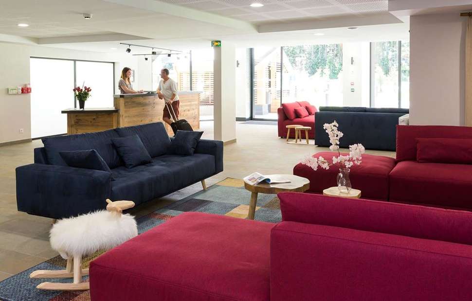 Een foto van het interieur van Odalys Isatis