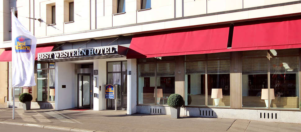 Een foto van de buitenkant van Best Western Hotel Leipzig City Center