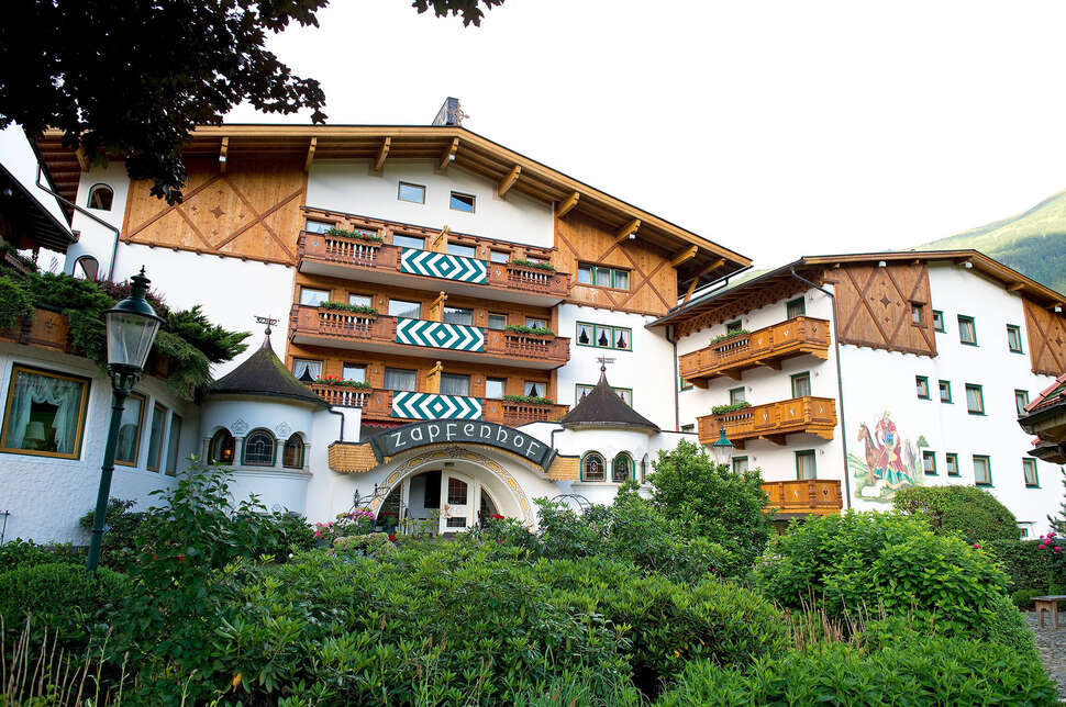 Ein Foto von der Außenansicht des Landgut Zapfenhof