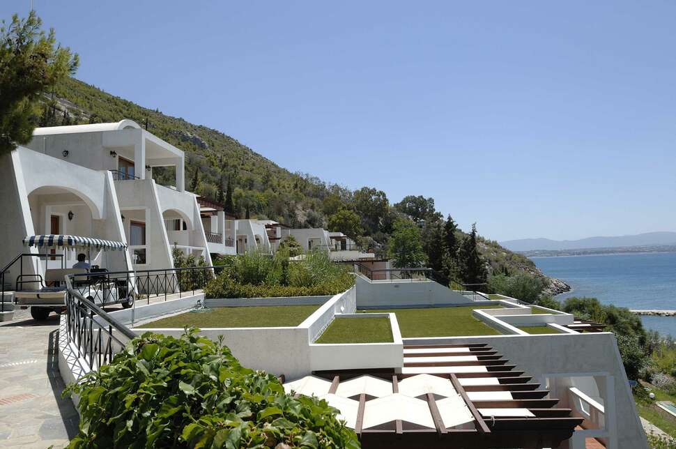 Een foto van het interieur van Wyndham Loutraki Poseidon Resort