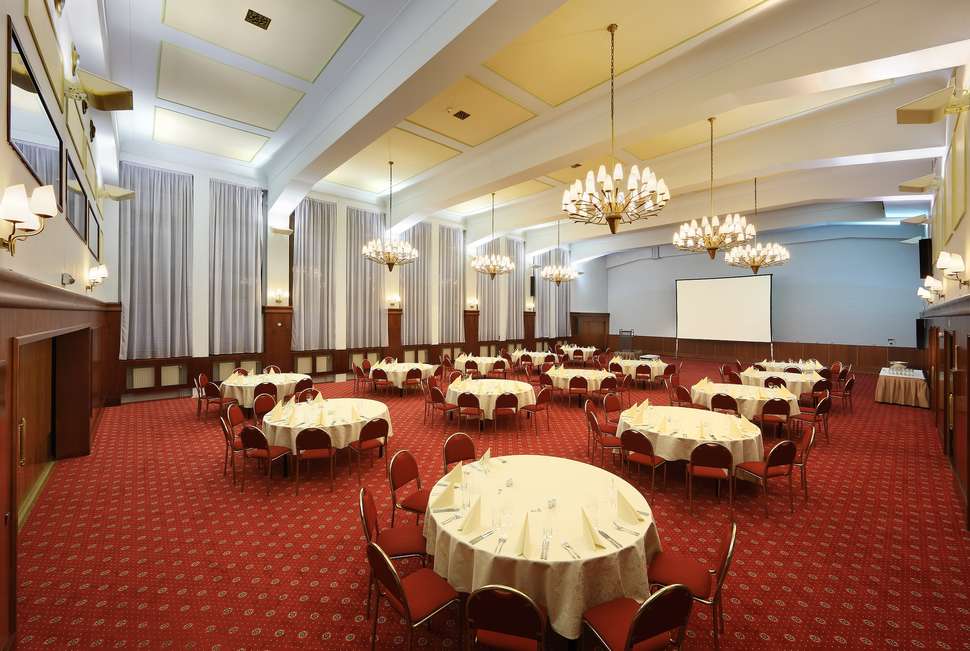 Een foto van de faciliteiten bij Grand Hotel International Prague