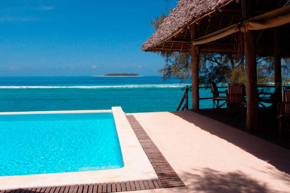 Een foto van het zwembad bij Sunshine Marine Lodge