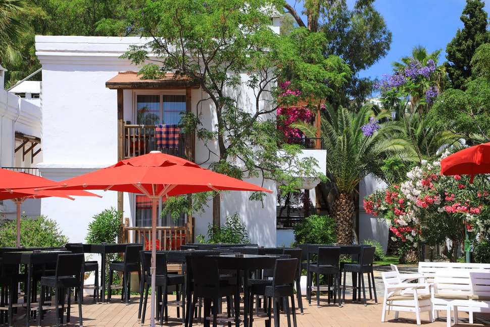 Een foto van het terras bij Very Chic Bodrum