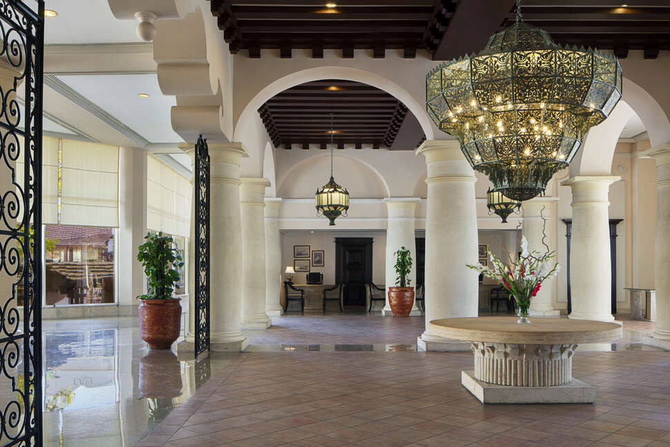 Een foto van het interieur van Sheraton Sharm Resort Villas & Spa