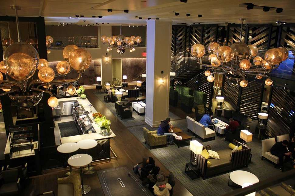 Een foto van het interieur van Park Central New York Hotel