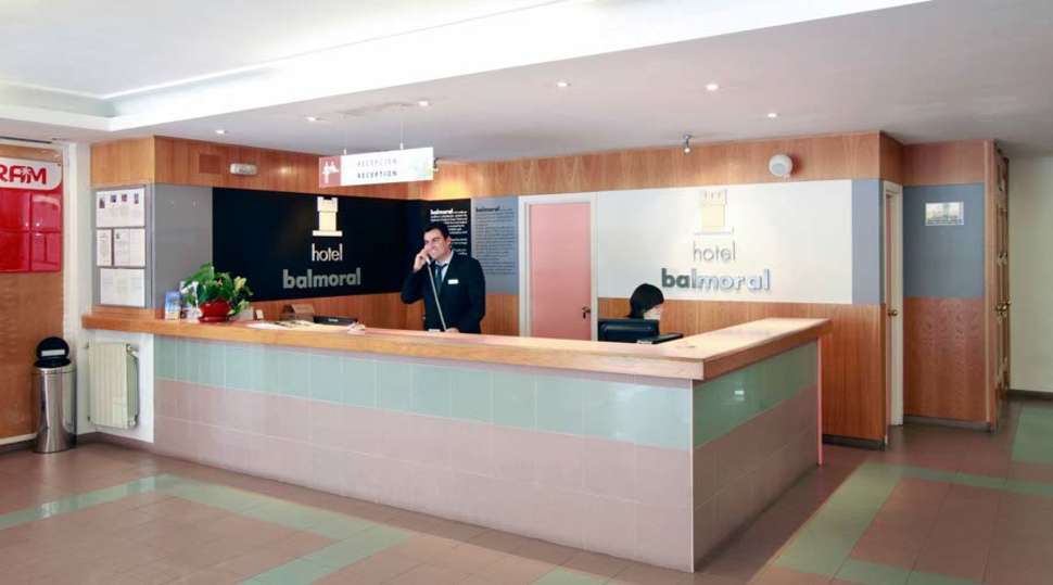 Een foto van het interieur van Hotel Alba Beach